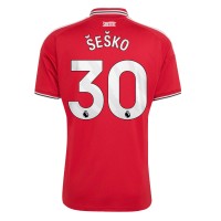 Stroje piłkarskie Manchester United Benjamin Sesko #30 Koszulka Podstawowej 2026-27 Krótki Rękaw